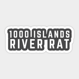 River Rat Sticker